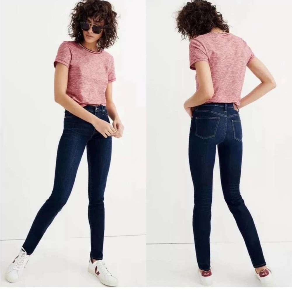 Madewell 9" Dark Wash High-Rise Skinny Jeans Size 27